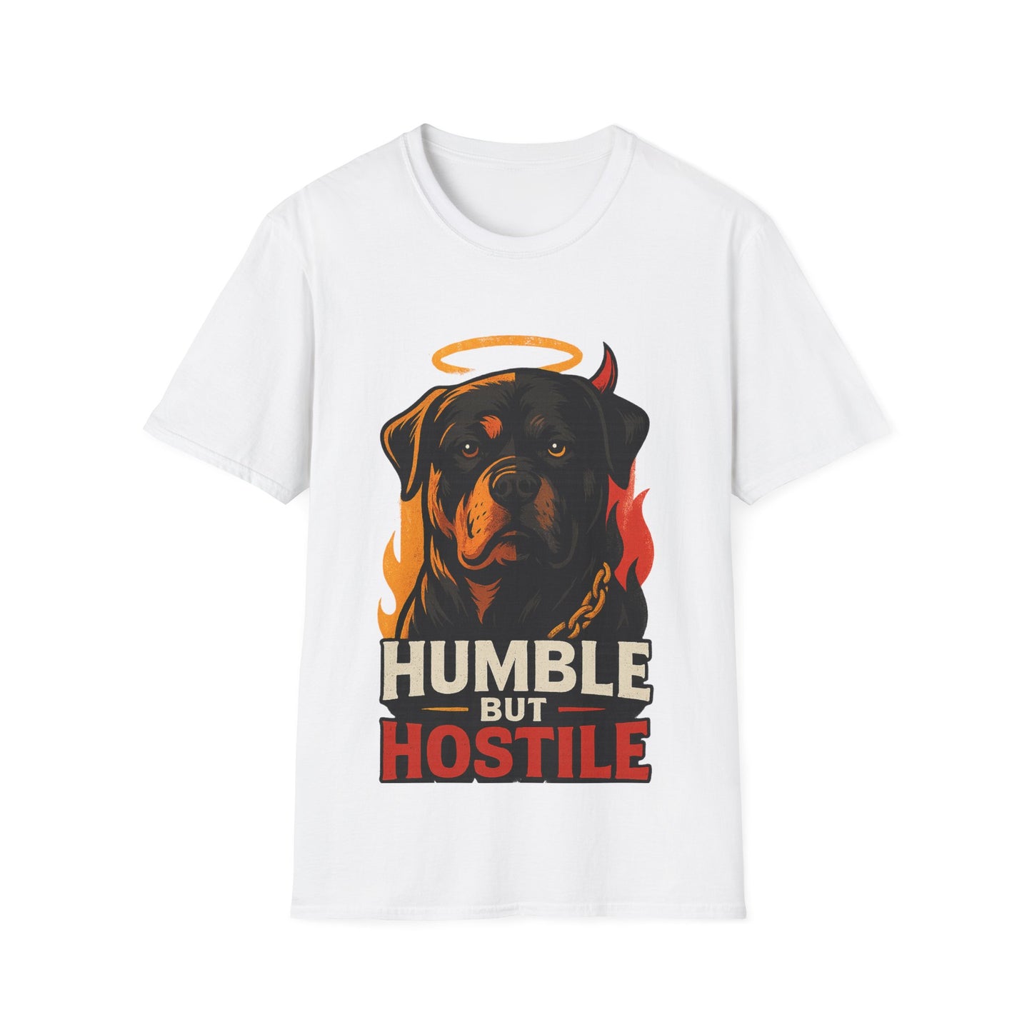 Humble But Hostile – Dual Nature Rottie Tee by Tanky & Co.