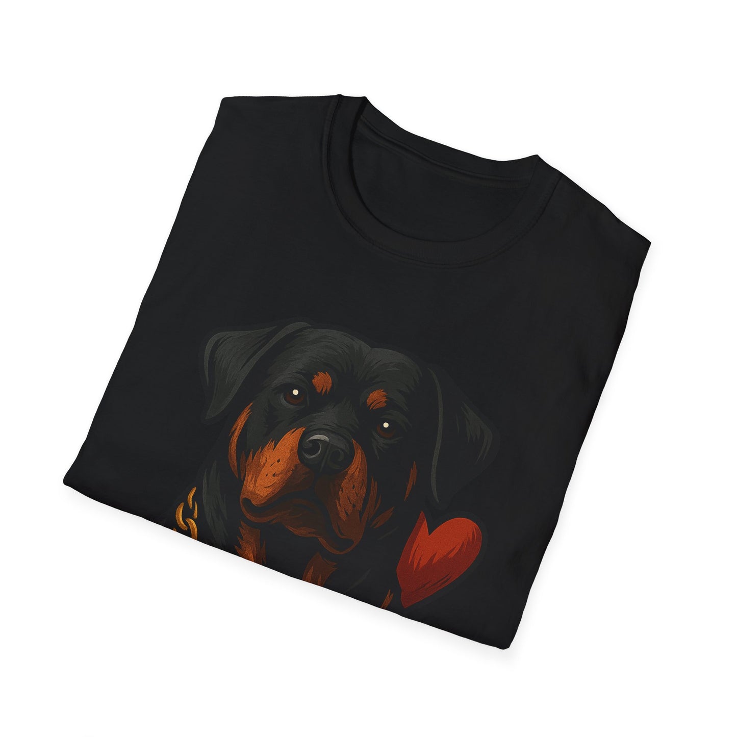 Big Head, Bigger Heart – Rottweiler Love Tee by Tanky & Co.