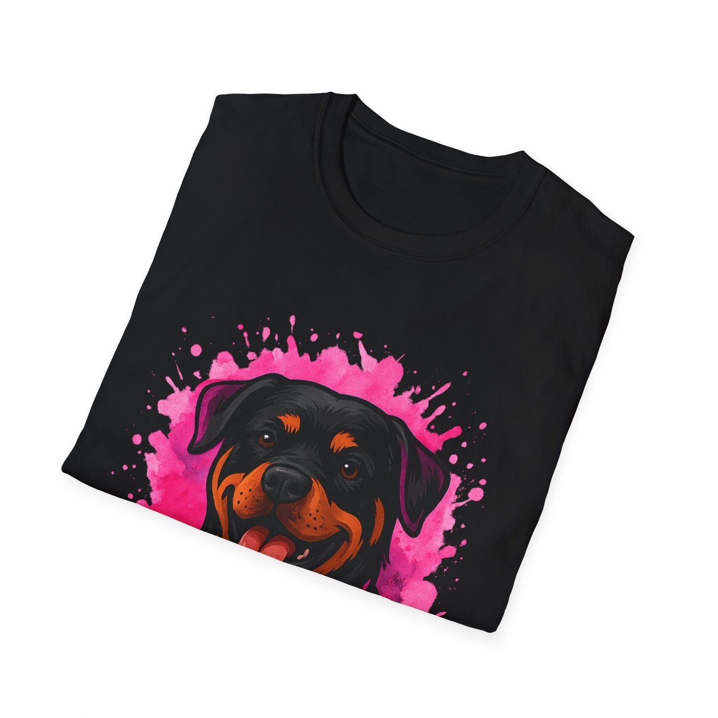 Rottie Mum – Watercolour Splash Tee by Tanky & Co.
