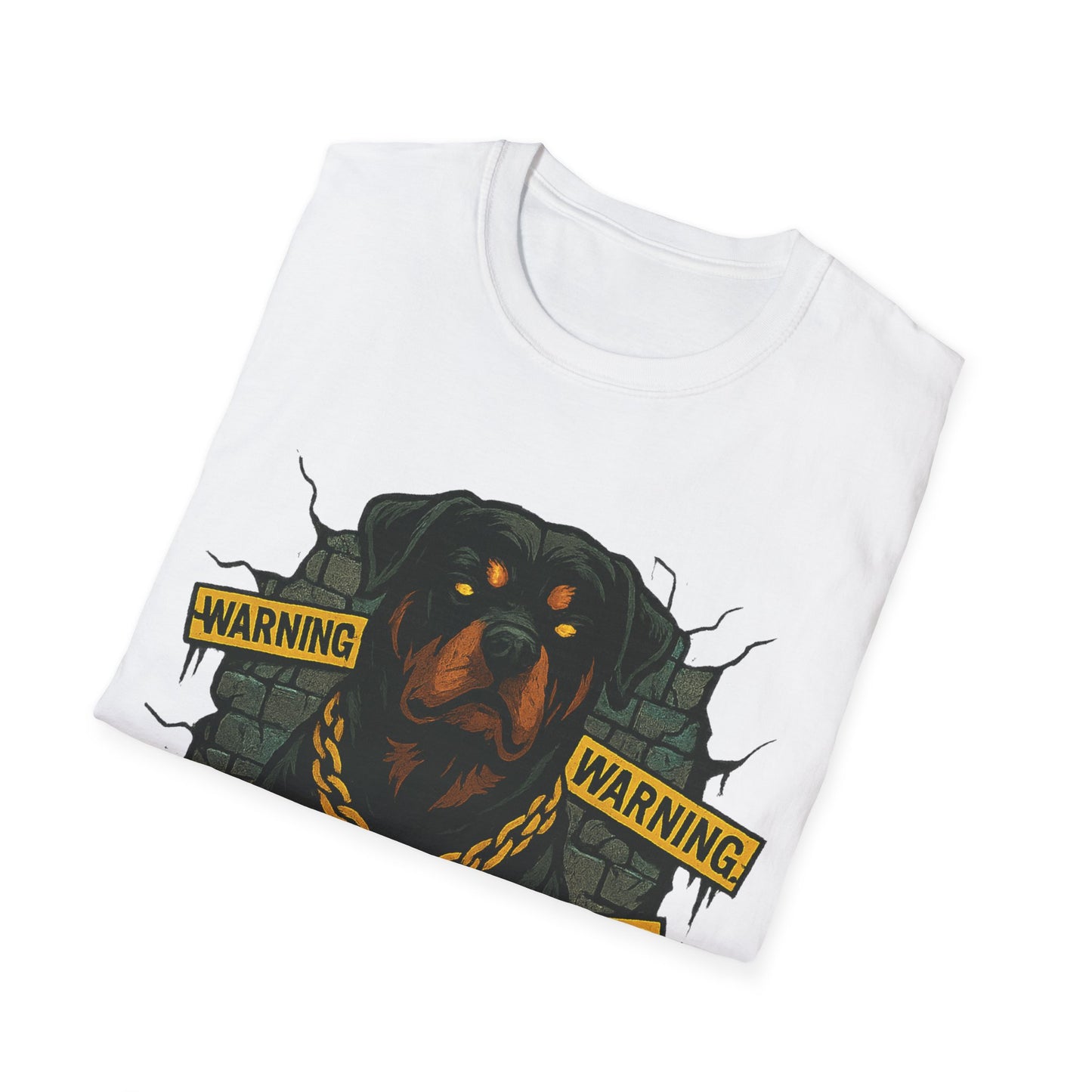 Warning Zone – Rottweiler Guard Tee by Tanky & Co.