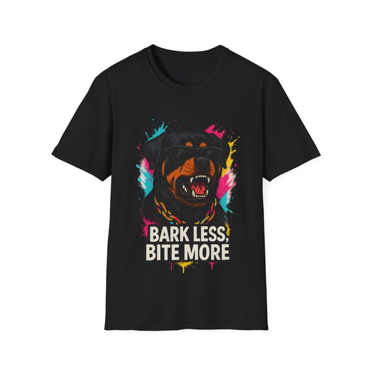 Bark Less, Bite More – Rottie Savage Tee by Tanky & Co.