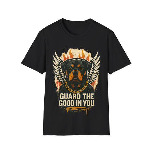 Guard the Good – Flame Wing Rottie Tee by Tanky & Co.