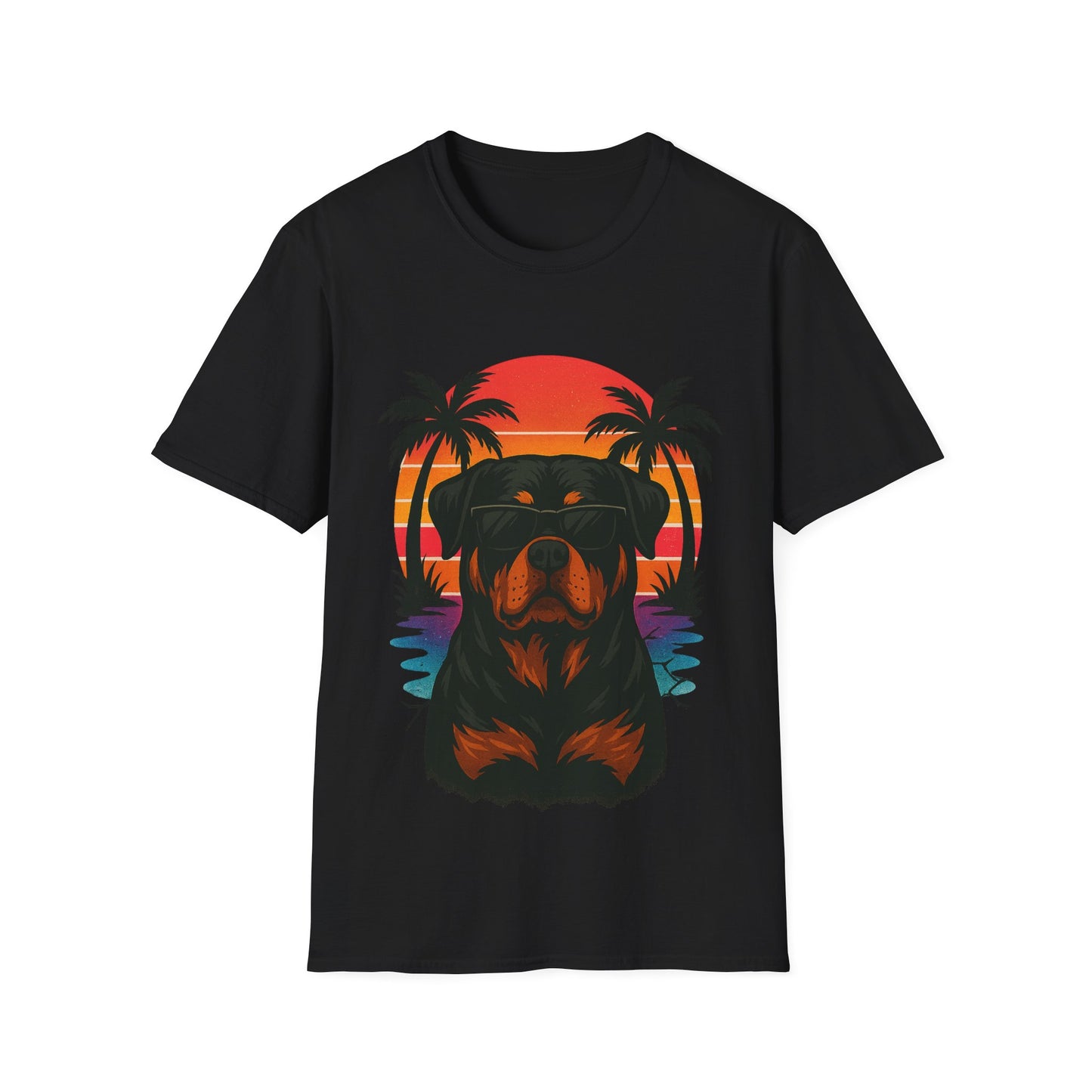Rottie After Hours – Sunset Chill Tee by Tanky & Co