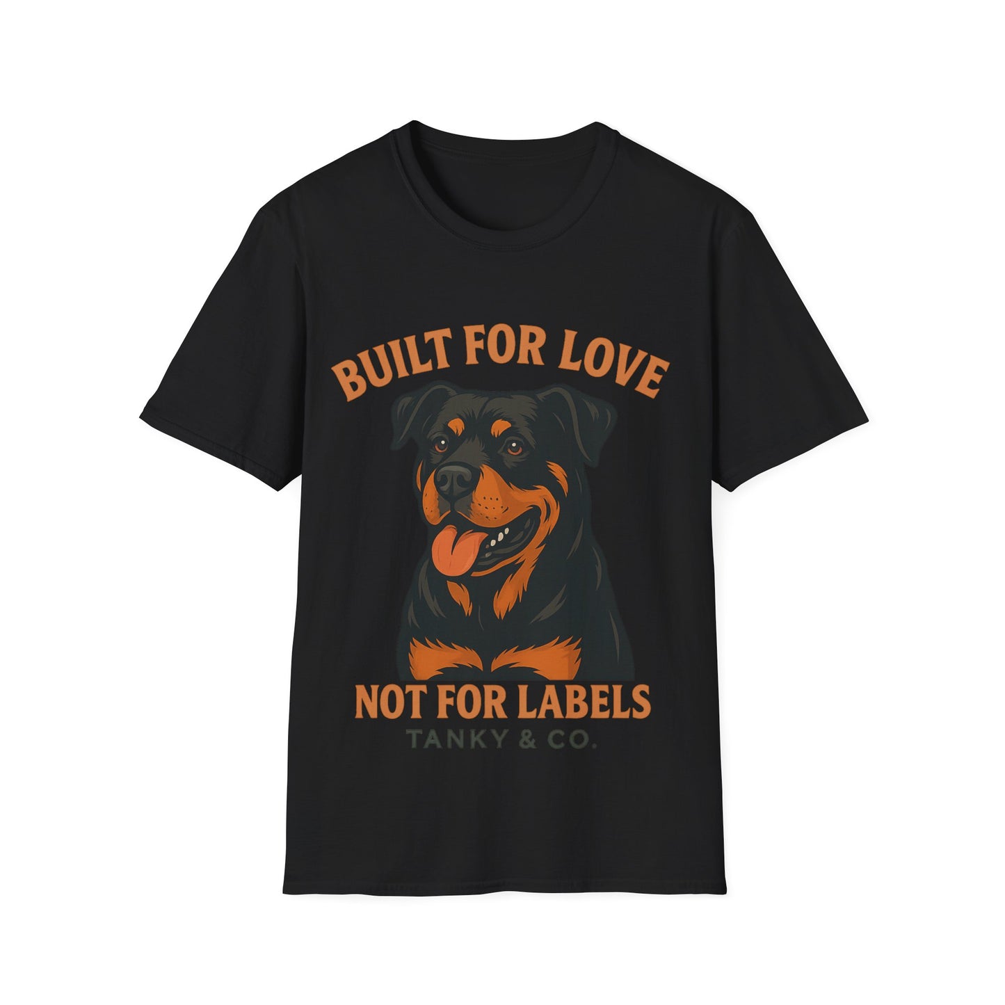 Built for Love, Not for Labels – Rottweiler Statement Tee by Tanky & Co.