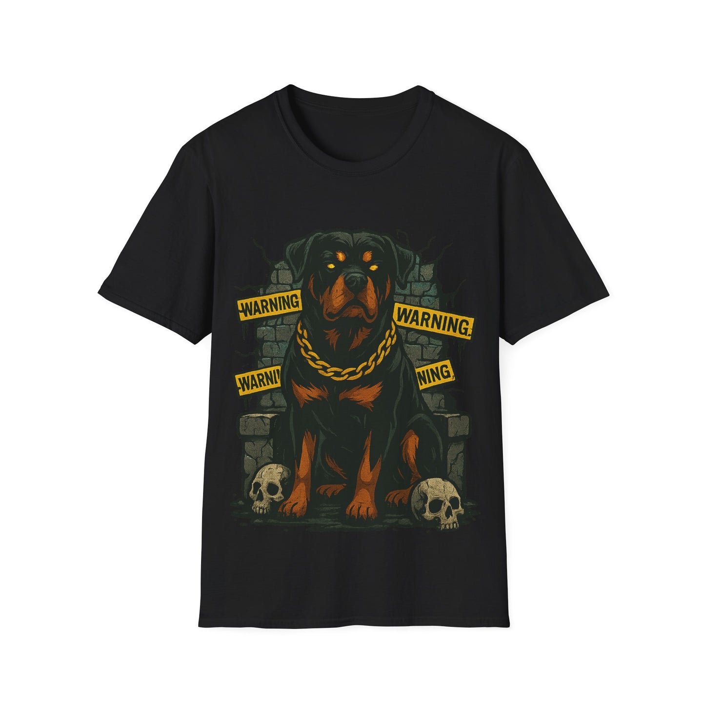 Warning Zone – Rottweiler Guard Tee by Tanky & Co.