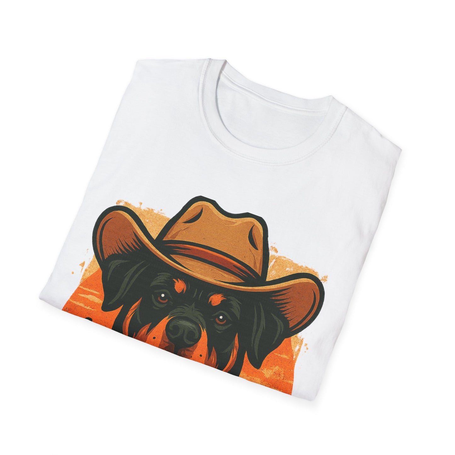 Rottie Wrangler – Desert Drip Tee by Tanky & Co.