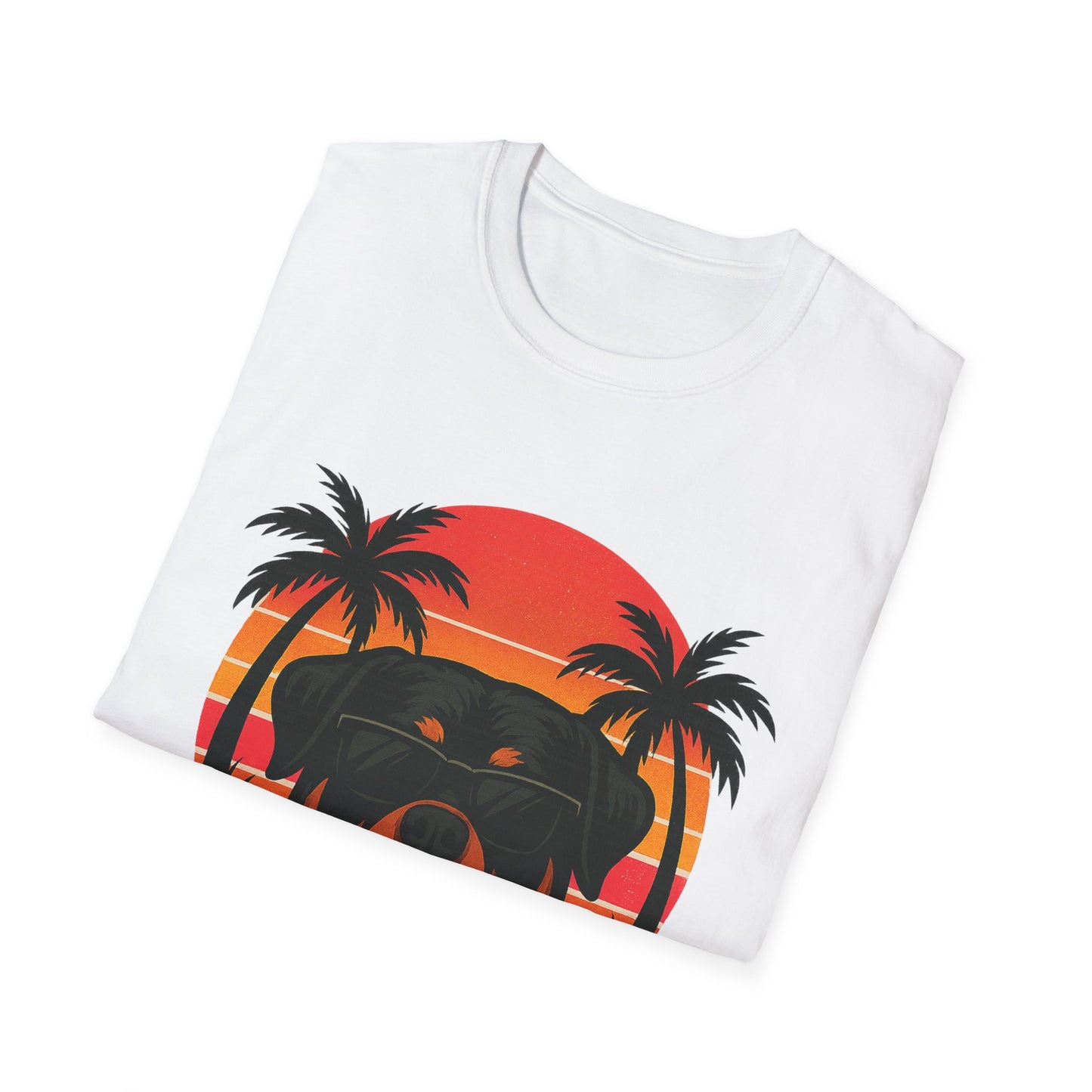 Rottie After Hours – Sunset Chill Tee by Tanky & Co
