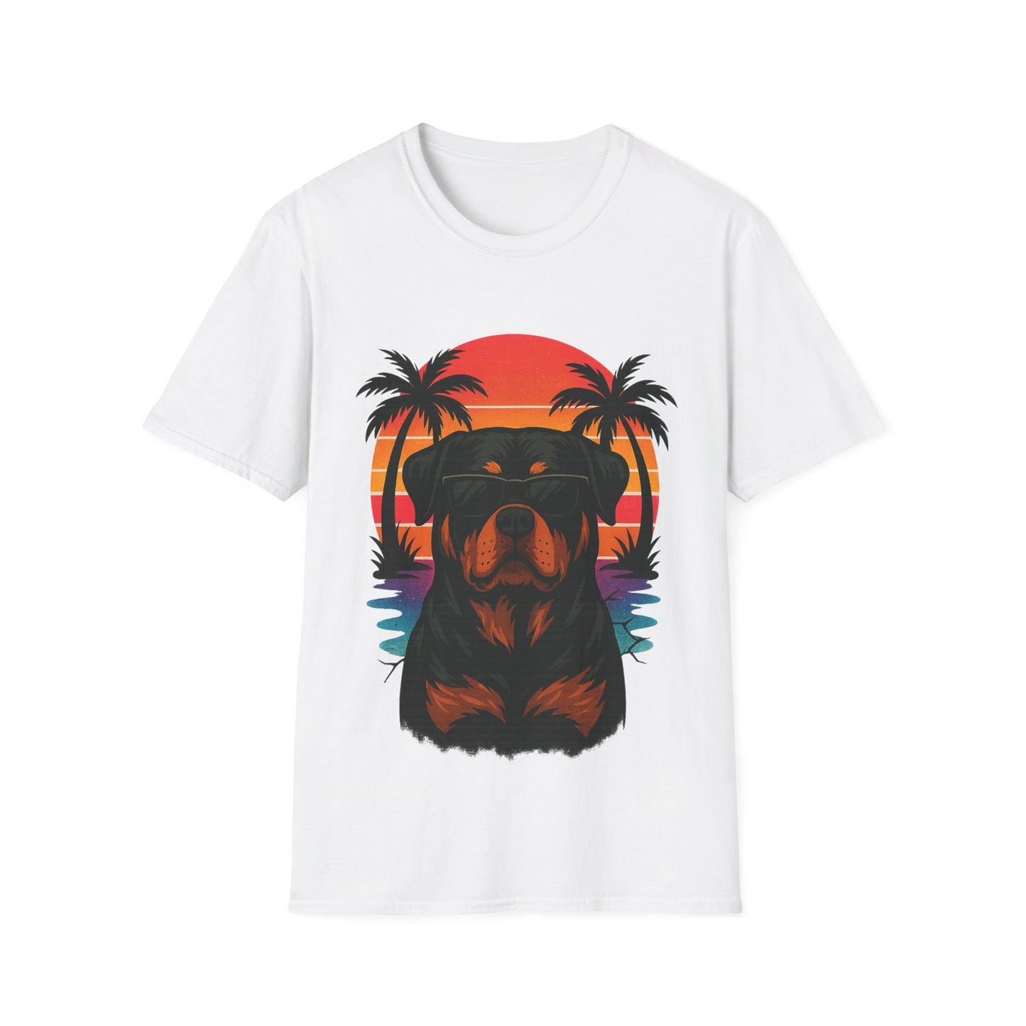Rottie After Hours – Sunset Chill Tee by Tanky & Co