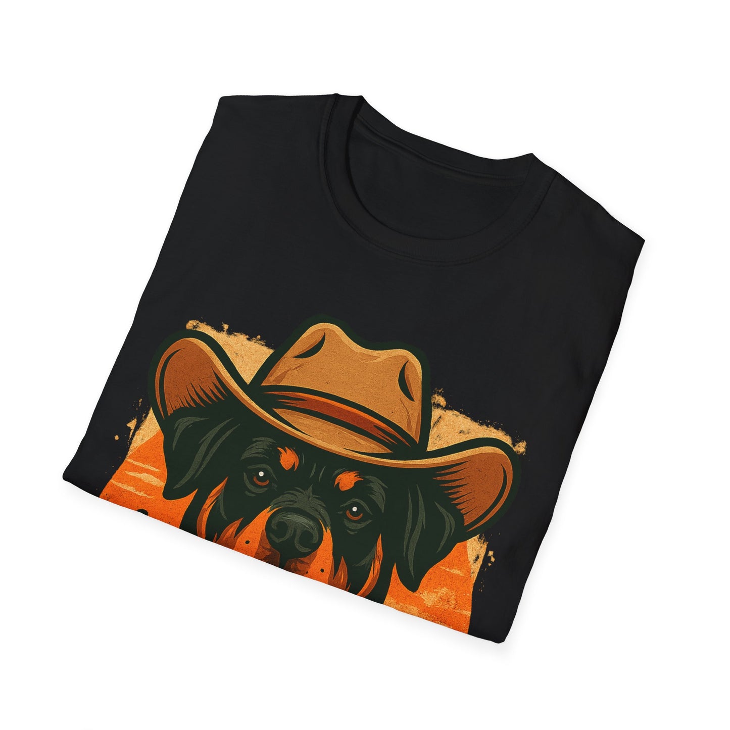 Rottie Wrangler – Desert Drip Tee by Tanky & Co.